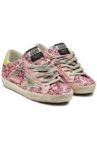 Golden Goose Golden Goose Super Star Sneakers With Sequins, Leather And Suede