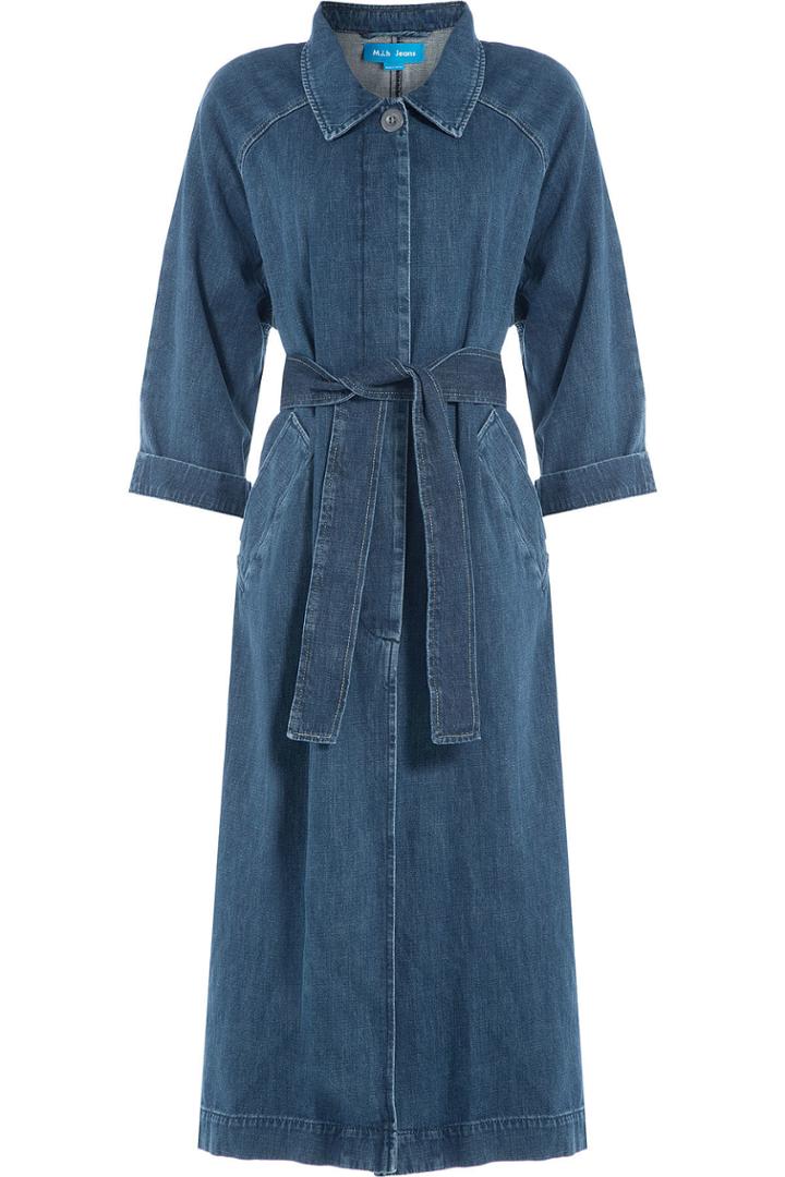 M I H M I H Belted Denim Coat