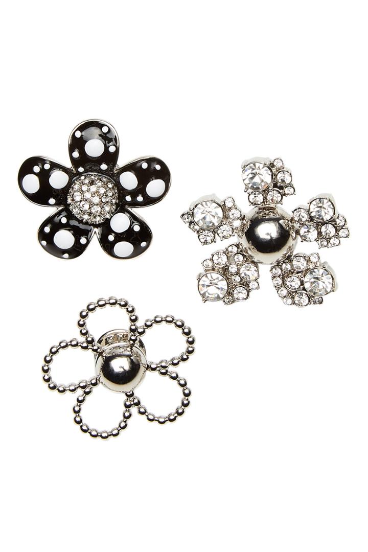 Marc Jacobs Marc Jacobs Daisy Polka Dot Embellished Brooch Set