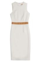 Michael Kors Collection Michael Kors Collection Wool Sheath Dress - White
