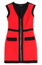 Balmain Colorblock Cocktail Dress