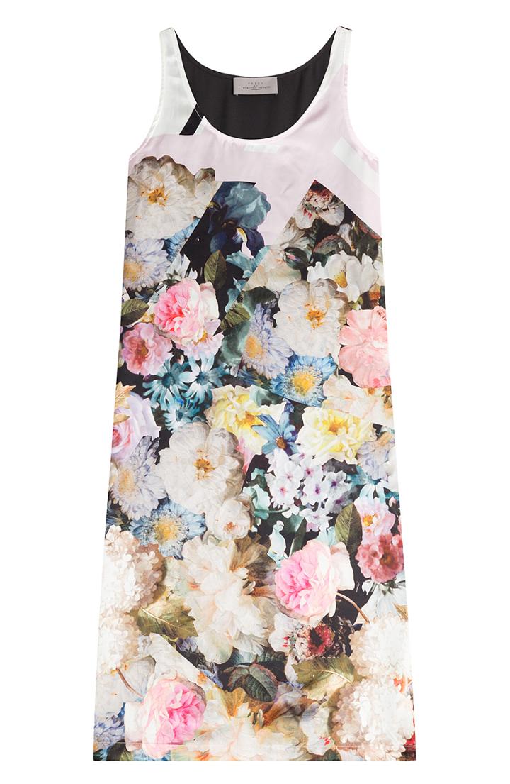Preen By Thornton Bregazzi Printed Silk Dress