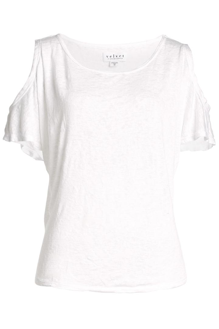 Velvet Velvet T-shirt With Cut-out Shoulders