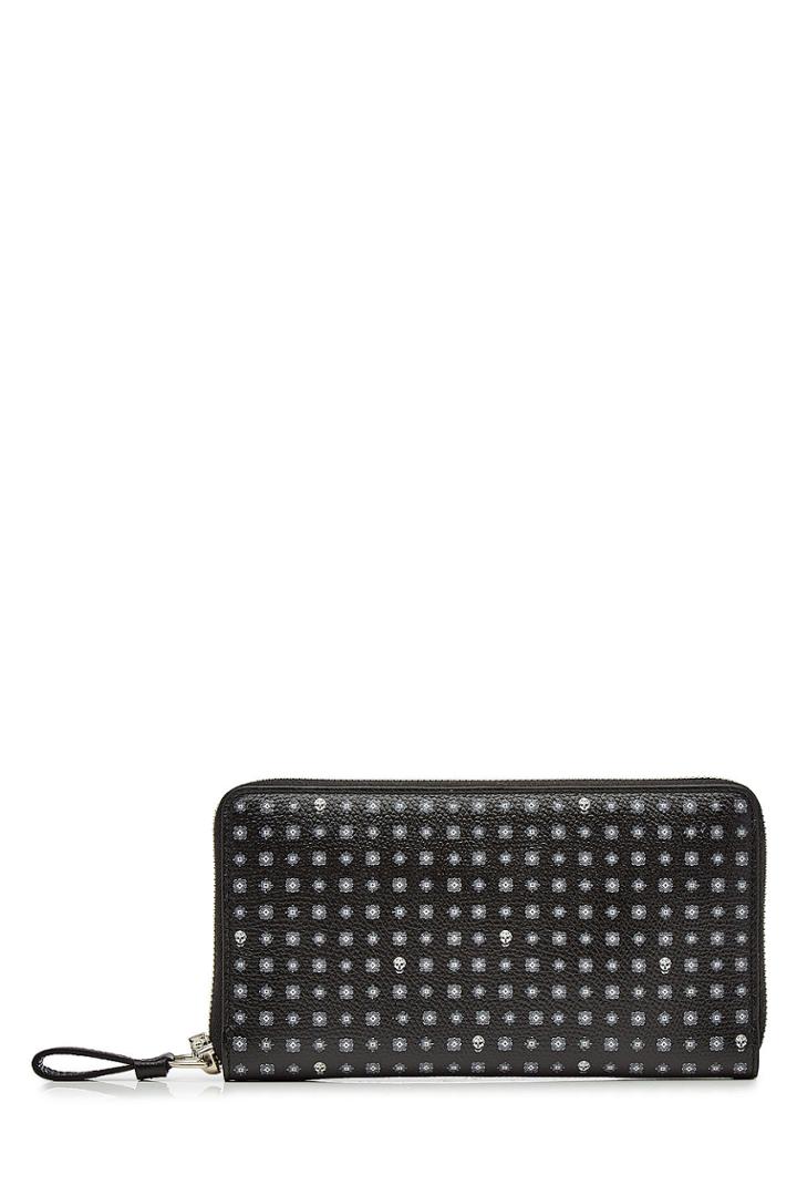 Alexander Mcqueen Alexander Mcqueen Zip Leather Wallet