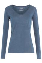 Majestic Majestic Cotton Blend Top With Cashmere