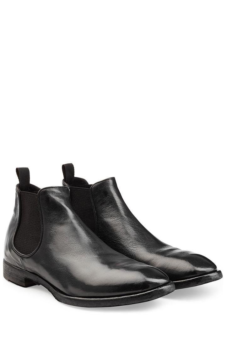 Officine Creative Officine Creative Leather Chelsea Boots - Black