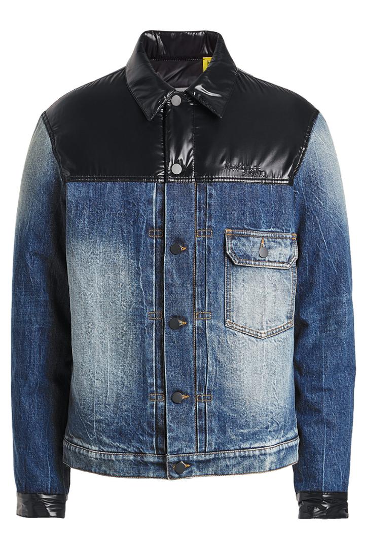 Moncler Genius Moncler Genius 7 Moncler Fragment Hiroshi Fujiwara Denim Jacket With Patent Trims