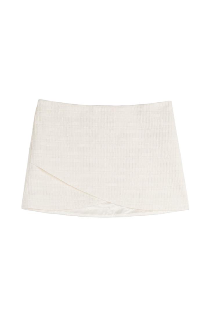 Vanessa Bruno Vanessa Bruno Cotton Jacquard Mini Skirt - Beige