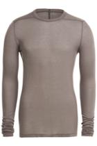 Rick Owens Men Rick Owens Men Long Sleeved Jersey Top