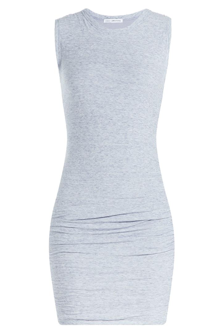 James Perse James Perse Draped Cotton Jersey Dress