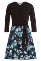 Diane Von Furstenberg Diane Von Furstenberg Cotton-silk Wrap Dress - None