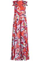 Delpozo Delpozo Printed Silk Jumpsuit