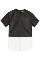 T By Alexander Wang T By Alexander Wang Leather Paneled Top