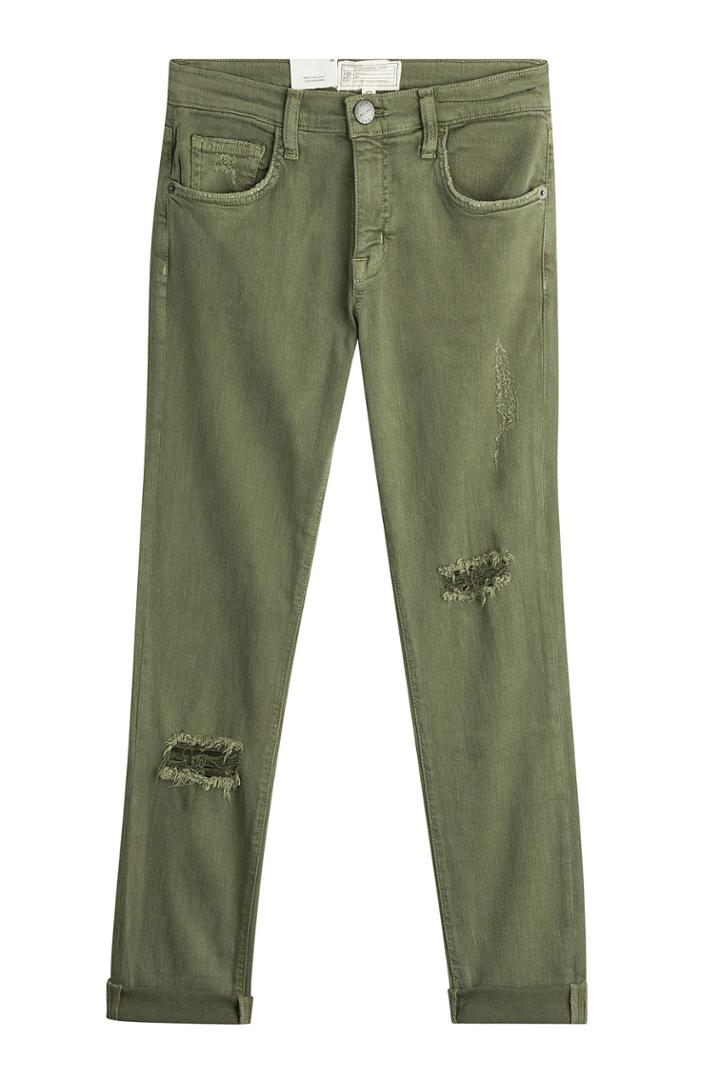 Current/elliott Current/elliott Distressed Jeans - Green