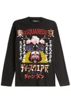 Dsquared2 Dsquared2 Printed Cotton Top