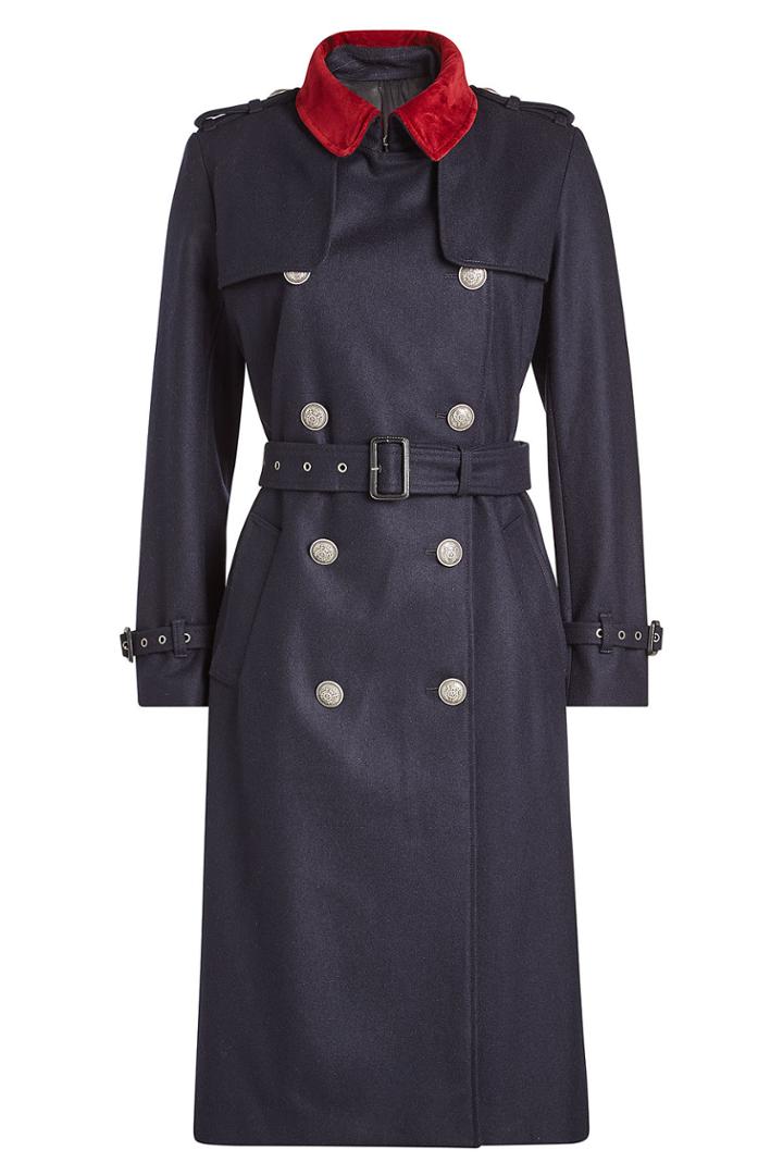 The Kooples The Kooples Wool Trench Coat