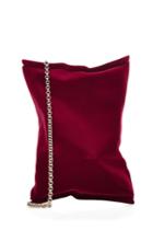 Anya Hindmarch Anya Hindmarch Velvet Crisp Packet Clutch - Red