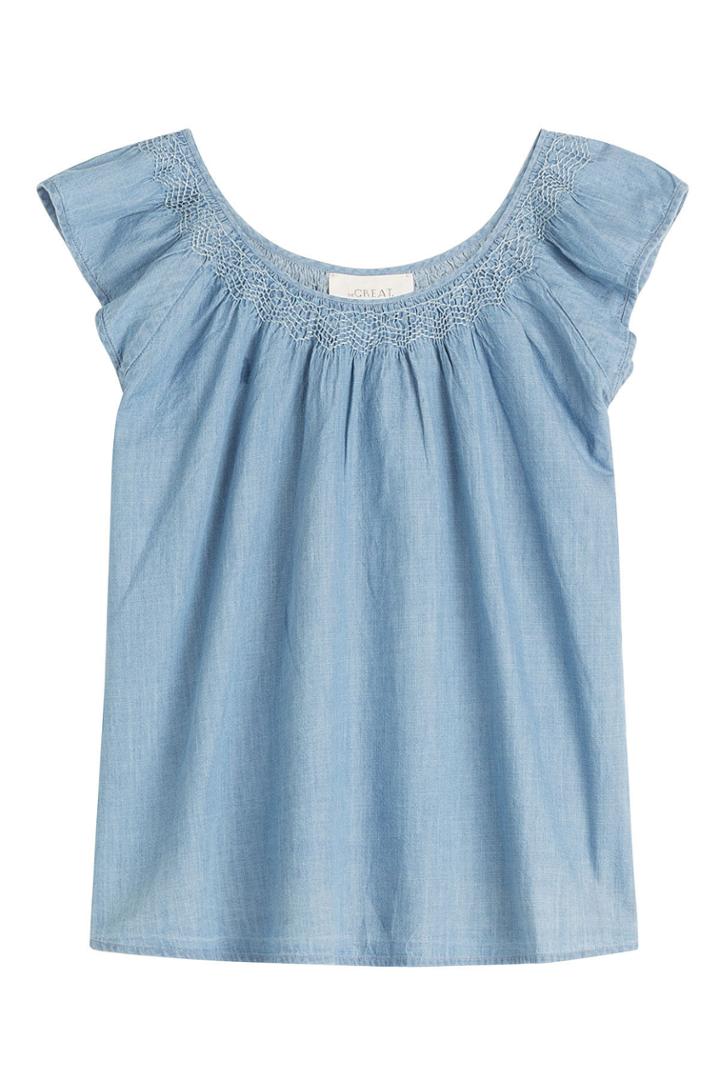The Great The Great The Flutter Sleeve Top