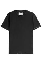 Maison Margiela Maison Margiela Embellished Cotton T-shirt - Black