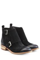 Michael Kors Collection Michael Kors Collection Suede Ankle Boots - Black