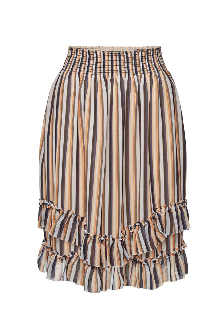 Steffen Schraut Steffen Schraut Striped Skirt With Ruffles