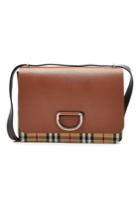 Burberry Burberry Medium Shoulder Bag With Leather And Checked Fabric