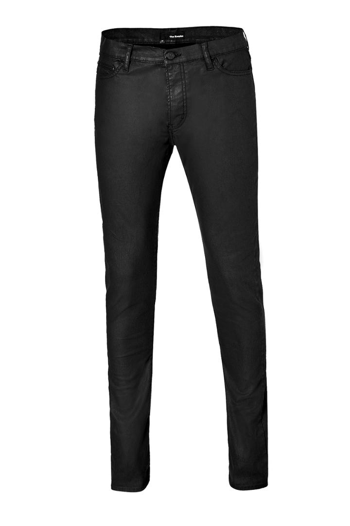The Kooples The Kooples Coated Straight Leg Jeans - Black