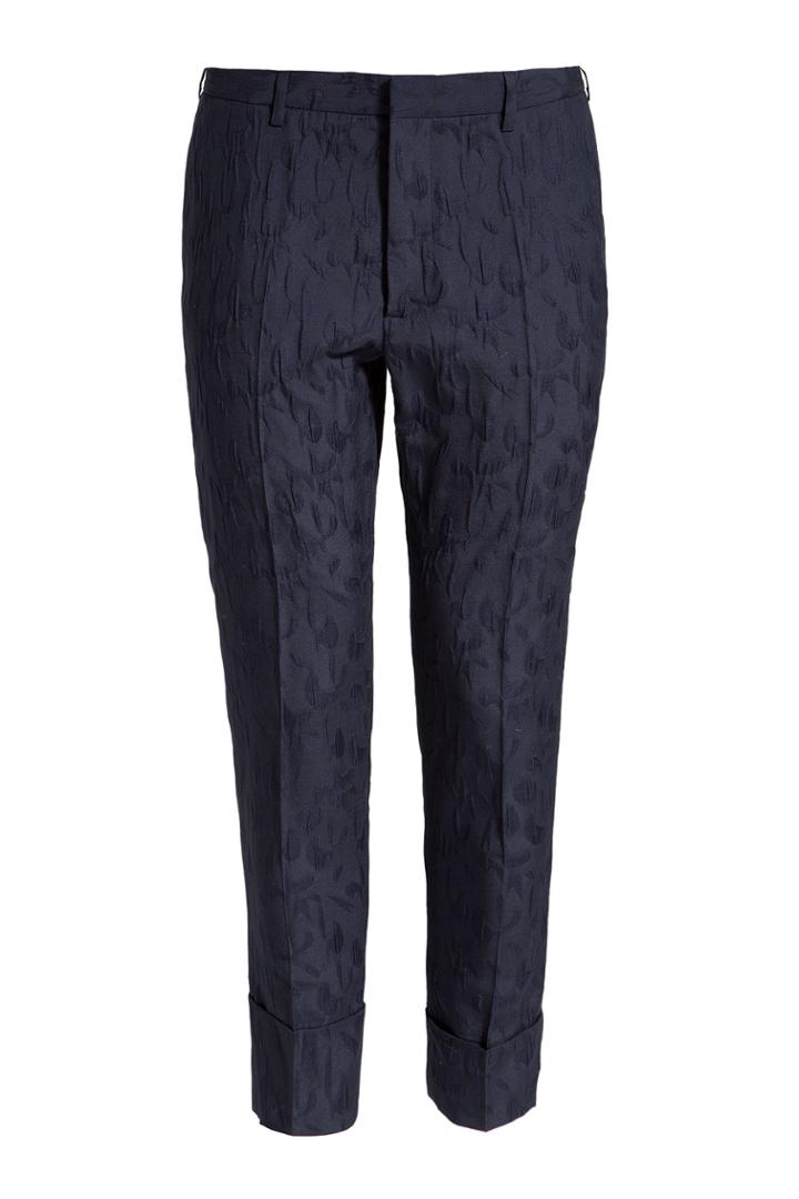 Jil Sander Jil Sander Cotton-wool Pants - Blue