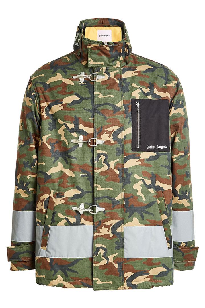 Palm Angels Palm Angels Cotton Camouflage Jacket