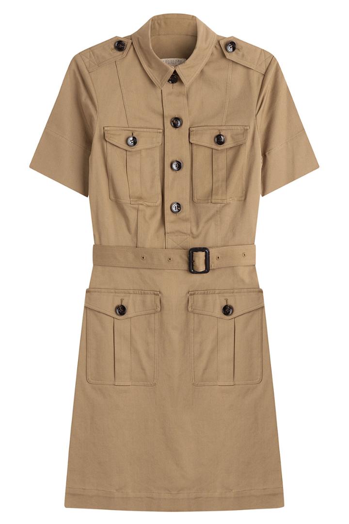 Burberry Brit Burberry Brit Cotton Shirt Dress - Green