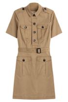 Burberry Brit Burberry Brit Cotton Shirt Dress - Green