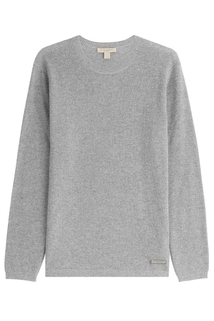 Burberry Brit Burberry Brit Cashmere-cotton Pullover - Grey