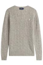 Ralph Lauren Polo Ralph Lauren Polo Cable Knit Wool Pullover With Cashmere