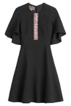 Giambattista Valli Giambattista Valli Crepe Dress With Bead Embellishment - Black