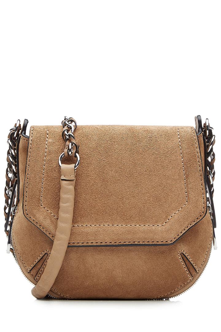 Rag & Bone Rag & Bone Bradbury Mini Suede Shoulder Bag - Brown