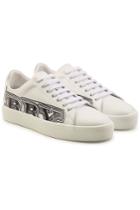 Burberry Burberry Westford Printed Leather Sneakers