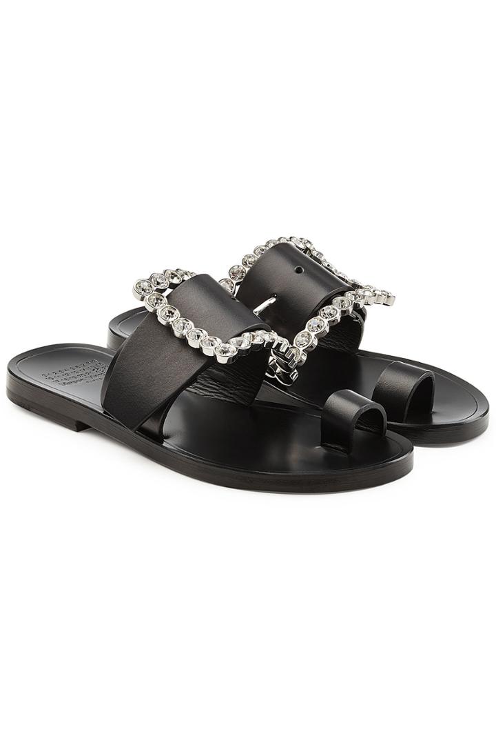 Maison Margiela Maison Margiela Embellished Leather Sandals