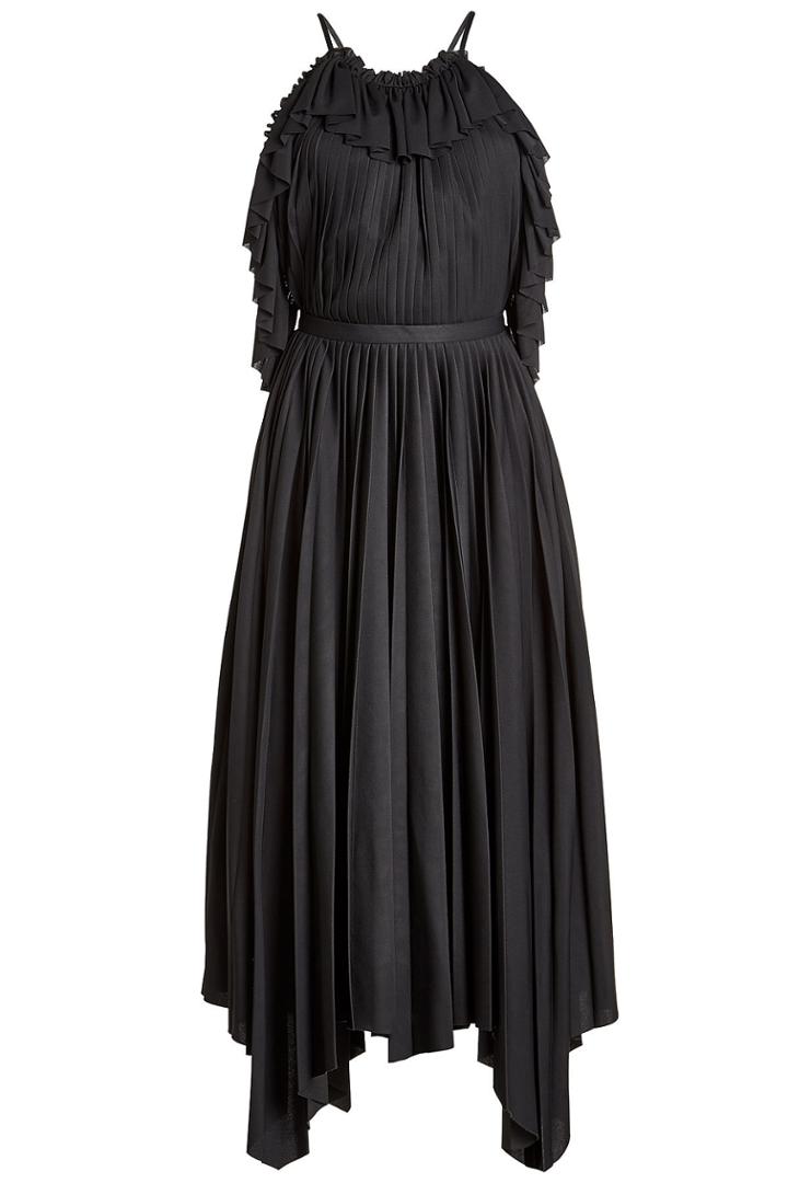 Philosophy Di Lorenzo Serafini Philosophy Di Lorenzo Serafini Pleated Crepe Dress