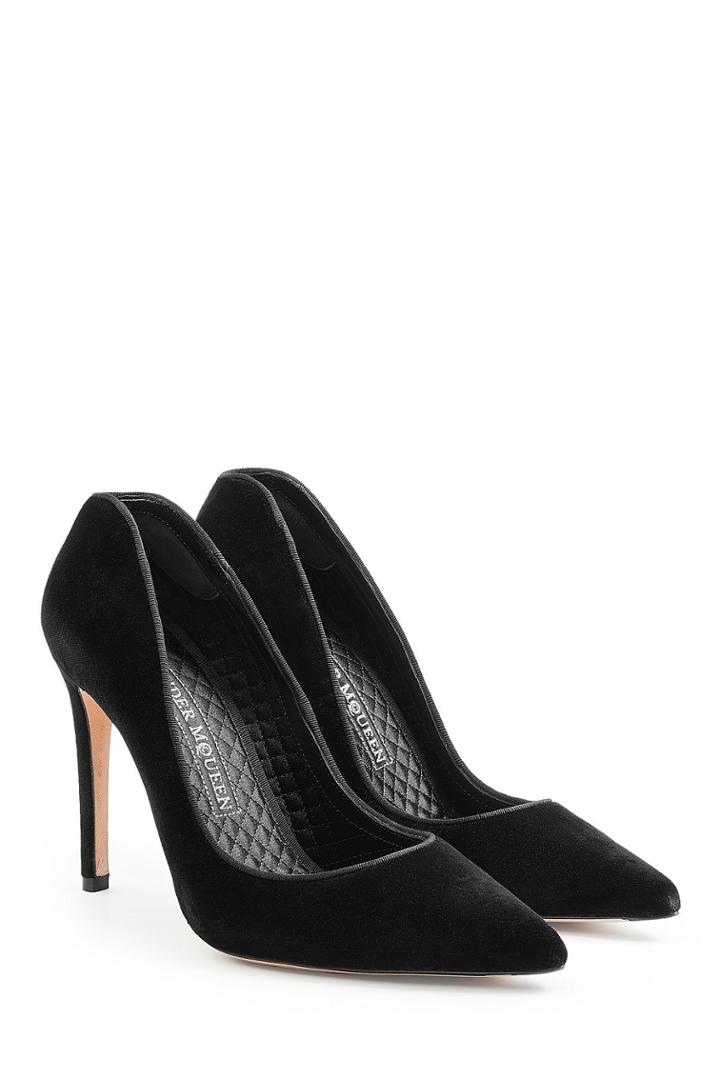 Alexander Mcqueen Alexander Mcqueen Velvet Pumps