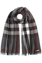 Burberry Burberry Wool-cashmere Check Print Scarf