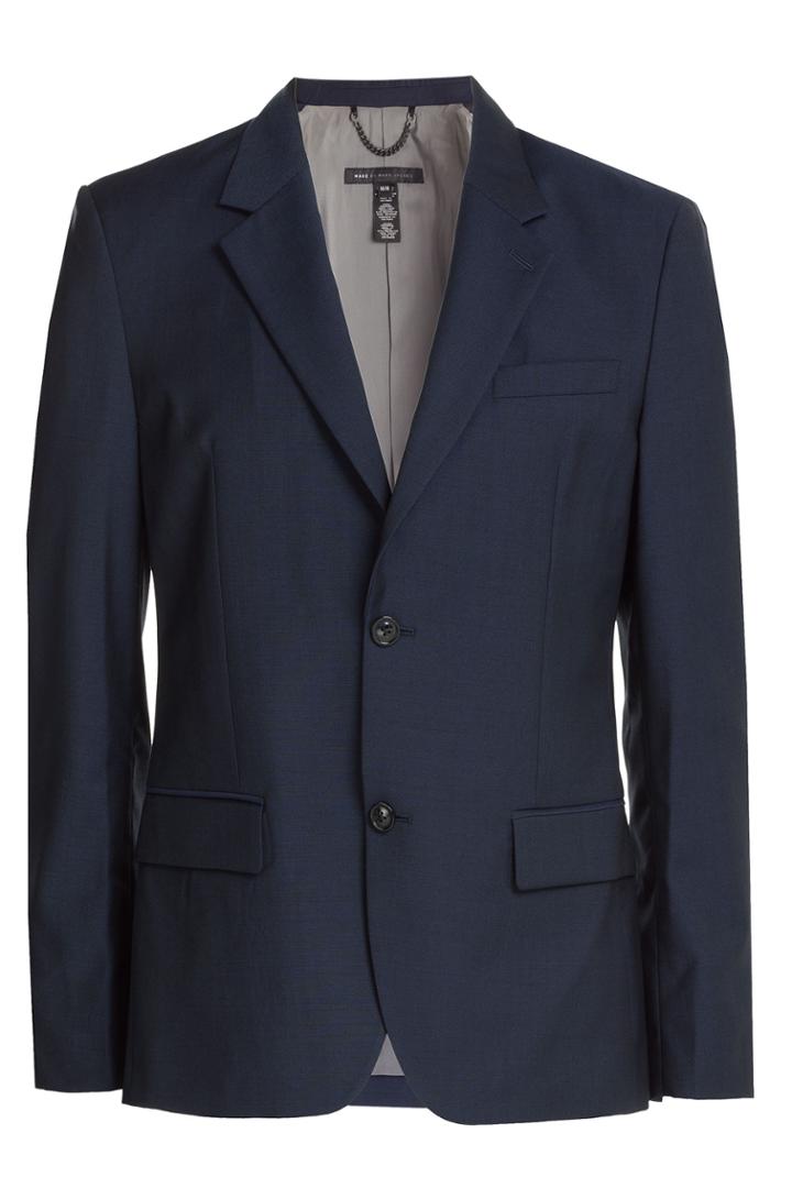 Marc By Marc Jacobs Marc By Marc Jacobs Wool Blazer - Blue