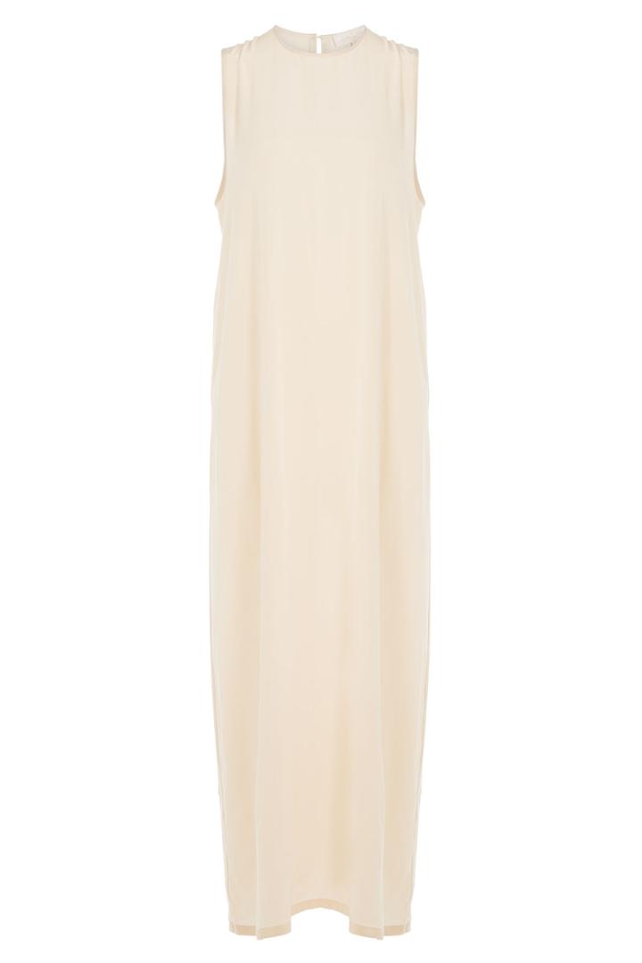 Marina Hoermanseder Marina Hoermanseder Silk Maxi Dress - Beige
