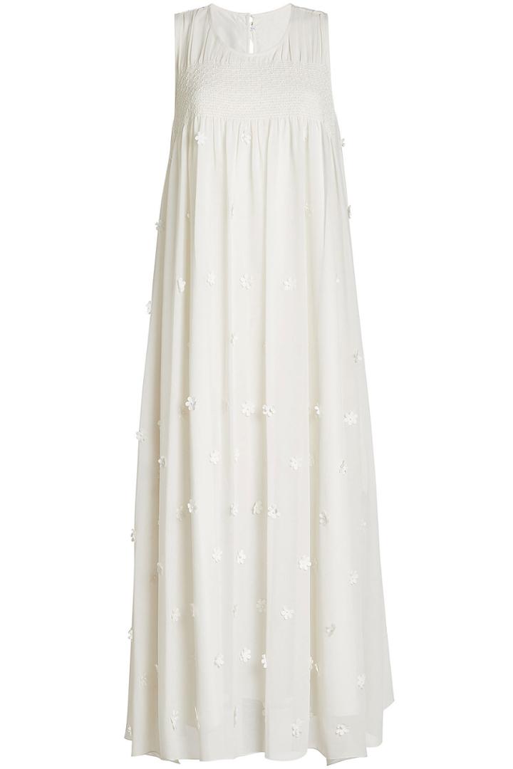 Steffen Schraut Steffen Schraut Maxi Dress With Flower Embellishments