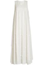 Steffen Schraut Steffen Schraut Maxi Dress With Flower Embellishments