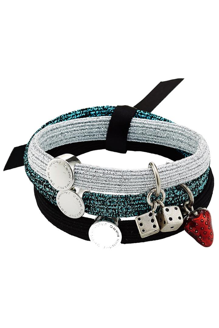 Marc Jacobs Marc Jacobs Strawberry And Dice Hair Ties - Multicolor