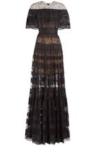 Elie Saab Elie Saab Floor-length Lace Dress - Black