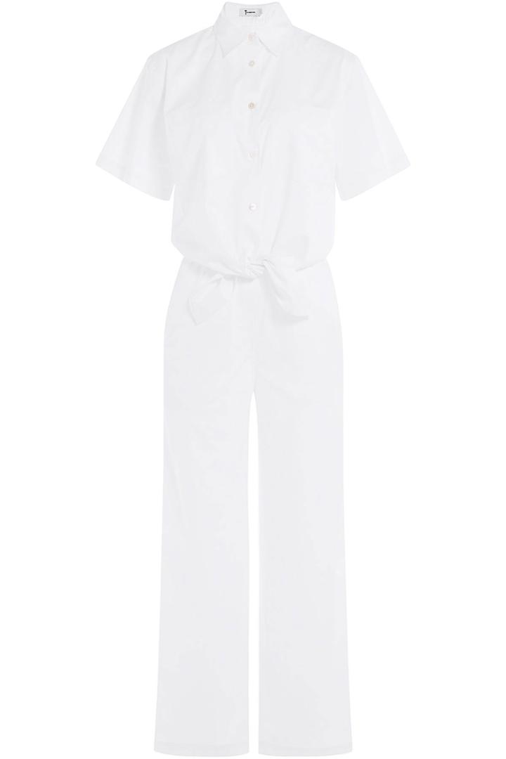 T By Alexander Wang T By Alexander Wang Cotton Jumpsuit - White