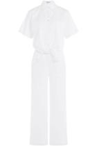 T By Alexander Wang T By Alexander Wang Cotton Jumpsuit - White