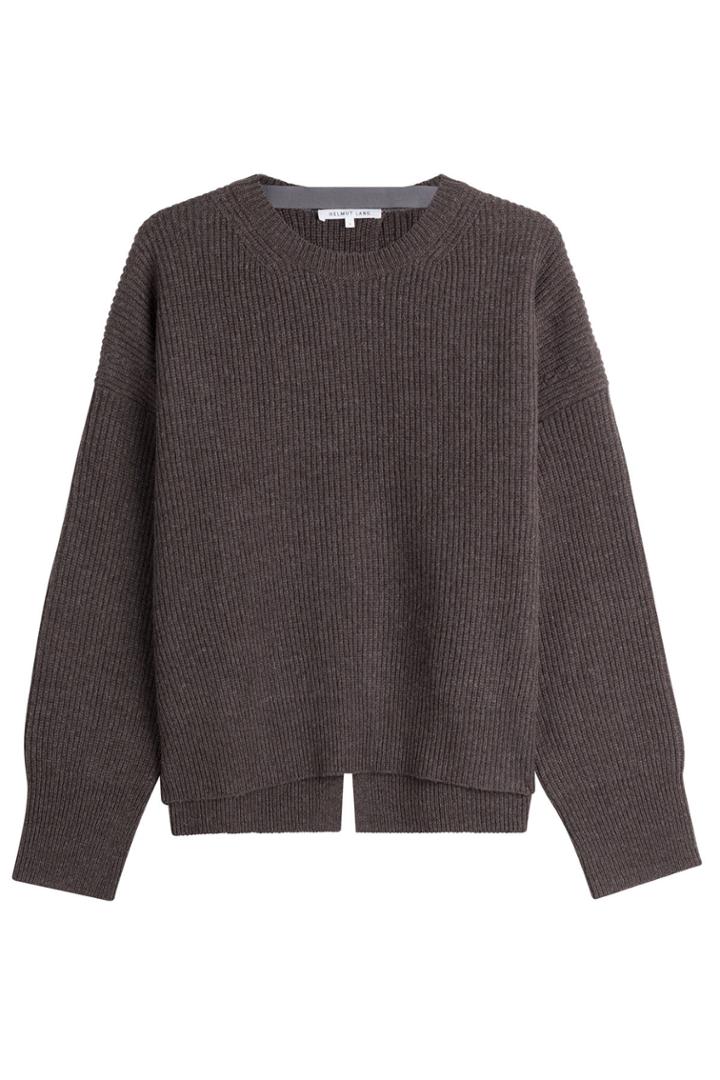 Helmut Lang Helmut Lang Wool-cashmere Open Back Pullover - Brown