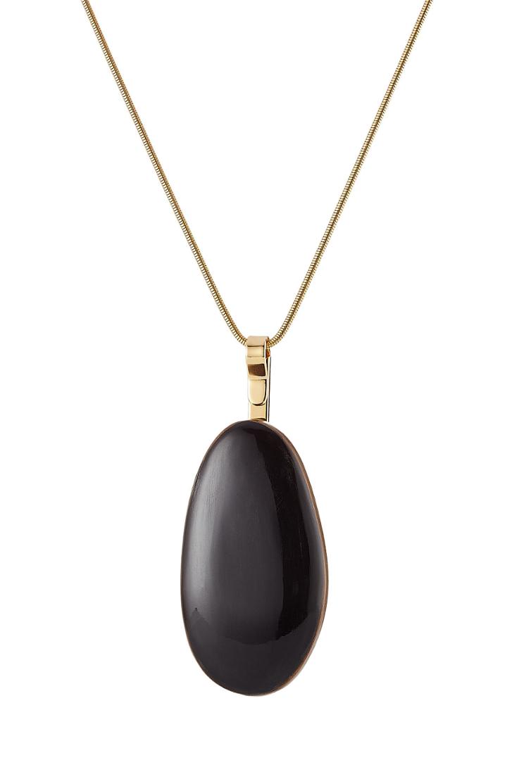 Marni Marni Necklace With Horn Embellishment - Black